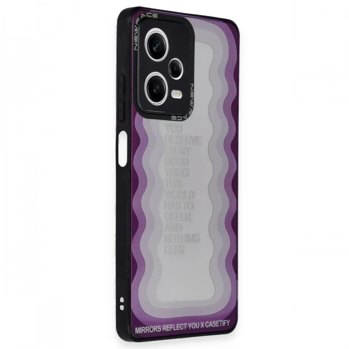 Newface Xiaomi Redmi Note 12 Pro 5G Kılıf Mirror Desenli Kapak