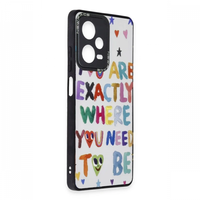 Newface Xiaomi Redmi Note 12 Pro 5G Kılıf Mirror Desenli Kapak