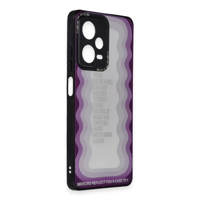 Newface Xiaomi Redmi Note 12 Pro 5G Kılıf Mirror Desenli Kapak