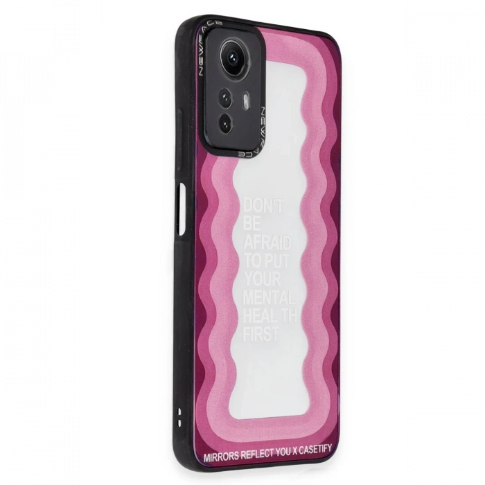 Newface Xiaomi Redmi Note 12 Pro 5G Kılıf Mirror Desenli Kapak - Mirror - 11