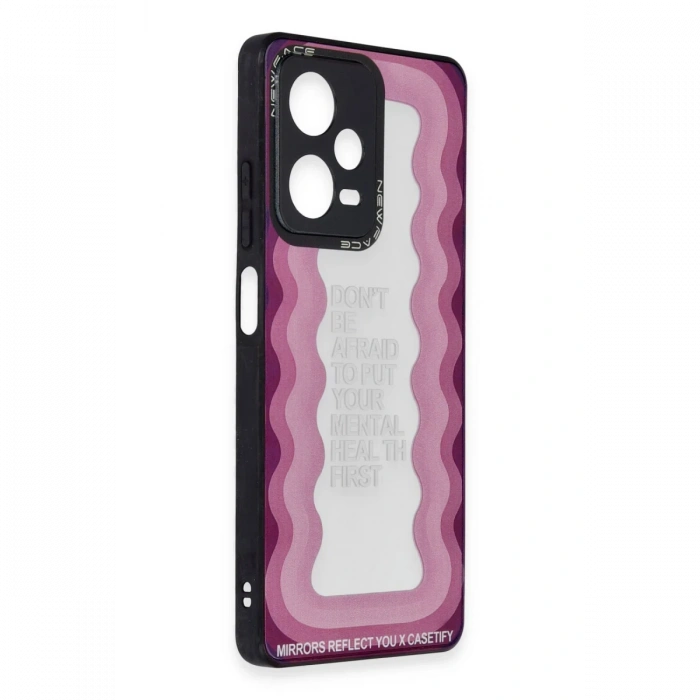 Newface Xiaomi Redmi Note 12 Pro 5G Kılıf Mirror Desenli Kapak - Mirror - 11