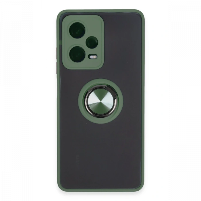 Newface Xiaomi Redmi Note 12 Pro 5G Kılıf Montreal Yüzüklü Silikon Kapak