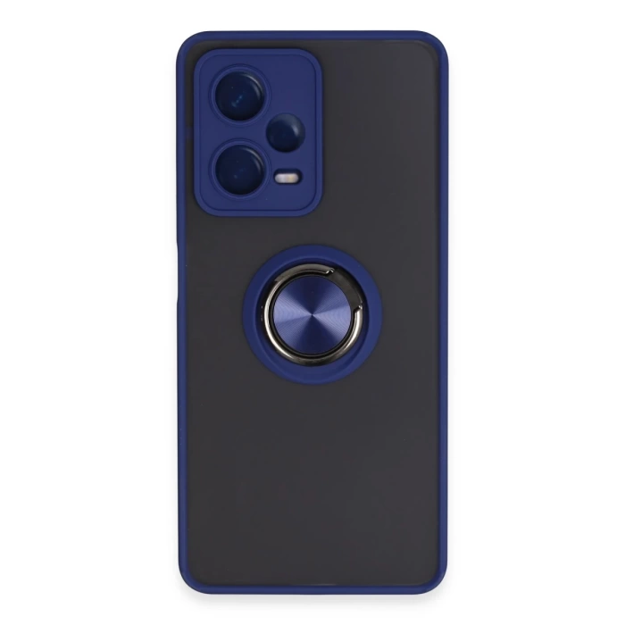Newface Xiaomi Redmi Note 12 Pro 5G Kılıf Montreal Yüzüklü Silikon Kapak