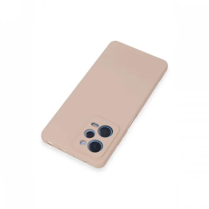 Xiaomi Redmi Note 12 Pro 5G Kılıf Nano içi Kadife Silikon - Pudra