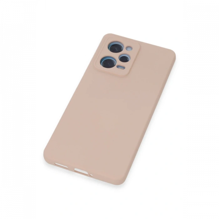 Xiaomi Redmi Note 12 Pro 5G Kılıf Nano içi Kadife Silikon - Pudra