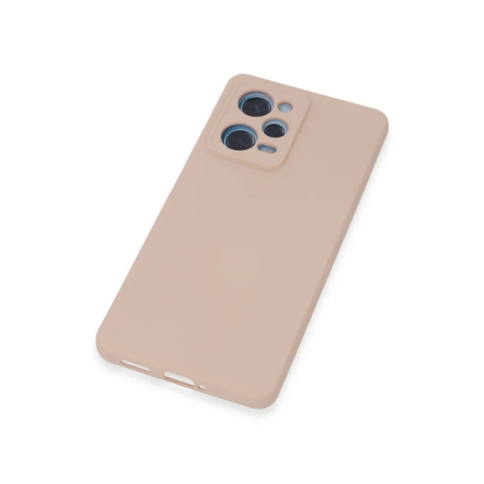 Newface Xiaomi Redmi Note 12 Pro 5G Kılıf Nano içi Kadife Silikon - Pudra
