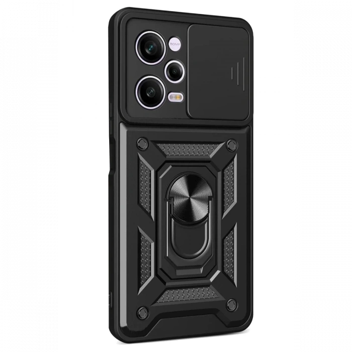 Xiaomi Redmi Note 12 Pro 5G Kılıf Pars Lens Yüzüklü Silikon