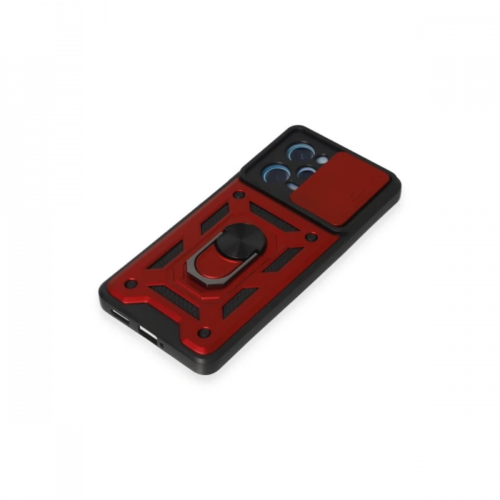 Xiaomi Redmi Note 12 Pro 5G Kılıf Pars Lens Yüzüklü Silikon