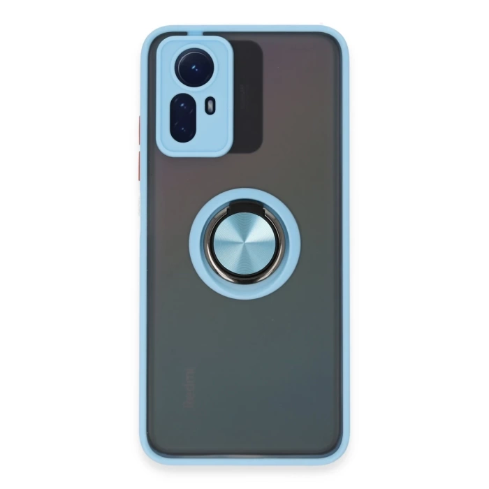 Newface Xiaomi Redmi Note 12S Kılıf Montreal Yüzüklü Silikon Kapak
