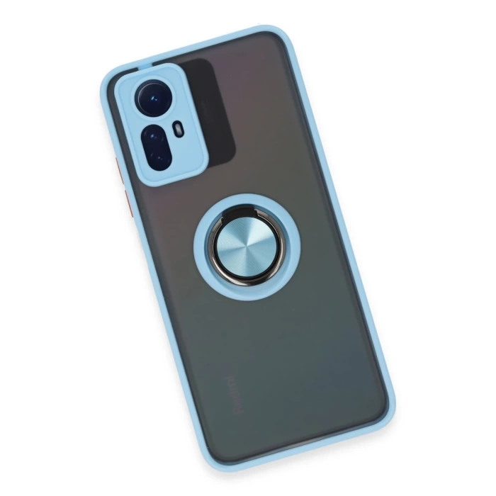 Newface Xiaomi Redmi Note 12S Kılıf Montreal Yüzüklü Silikon Kapak