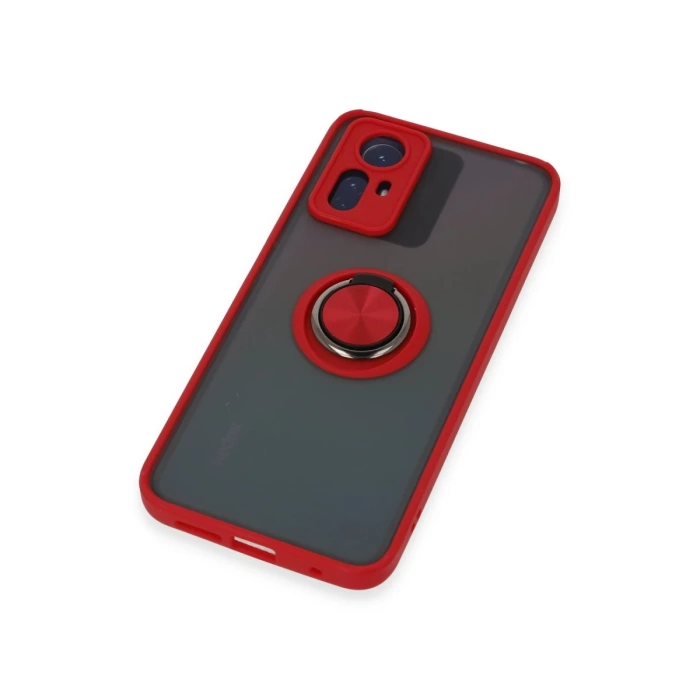 Newface Xiaomi Redmi Note 12S Kılıf Montreal Yüzüklü Silikon Kapak