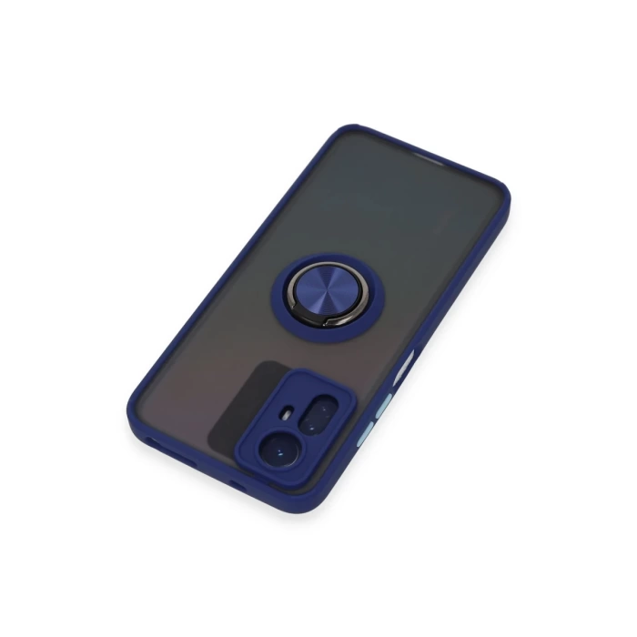 Newface Xiaomi Redmi Note 12S Kılıf Montreal Yüzüklü Silikon Kapak