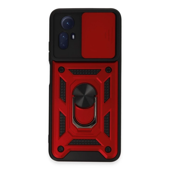 Newface Xiaomi Redmi Note 12S Kılıf Pars Lens Yüzüklü Silikon