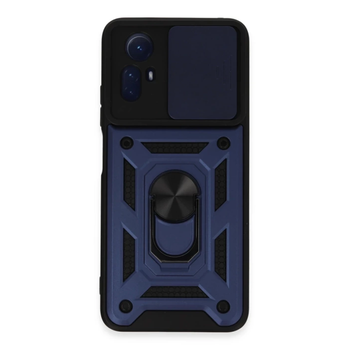 Newface Xiaomi Redmi Note 12S Kılıf Pars Lens Yüzüklü Silikon