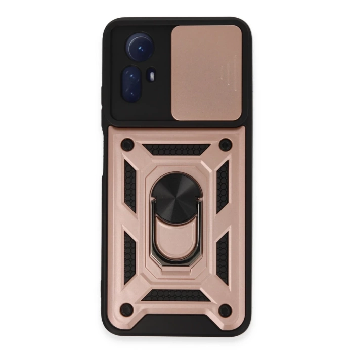 Newface Xiaomi Redmi Note 12S Kılıf Pars Lens Yüzüklü Silikon