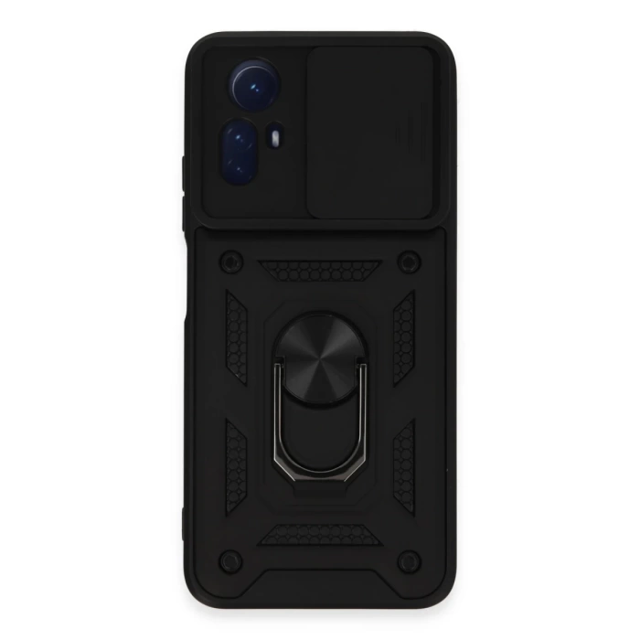 Newface Xiaomi Redmi Note 12S Kılıf Pars Lens Yüzüklü Silikon