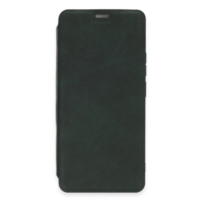 Newface Xiaomi Redmi Note 13 4G Kılıf Flip Cover - Koyu Yeşil