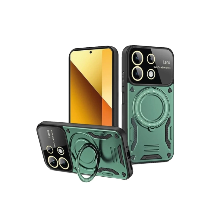 Newface Xiaomi Redmi Note 13 4G Kılıf Joy Lens Standlı Kapak