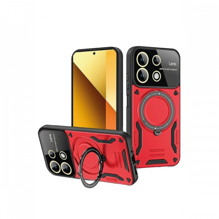 Newface Xiaomi Redmi Note 13 4G Kılıf Joy Lens Standlı Kapak