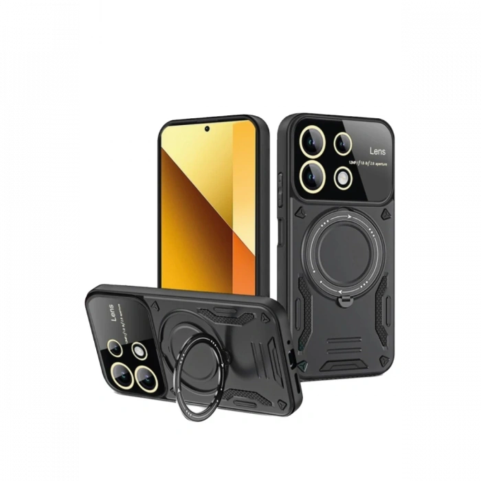 Newface Xiaomi Redmi Note 13 4G Kılıf Joy Lens Standlı Kapak