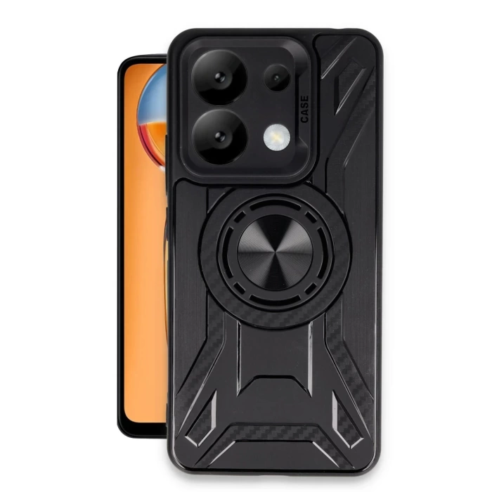 Newface Xiaomi Redmi Note 13 4G Kılıf Lincoln Silikon - Siyah