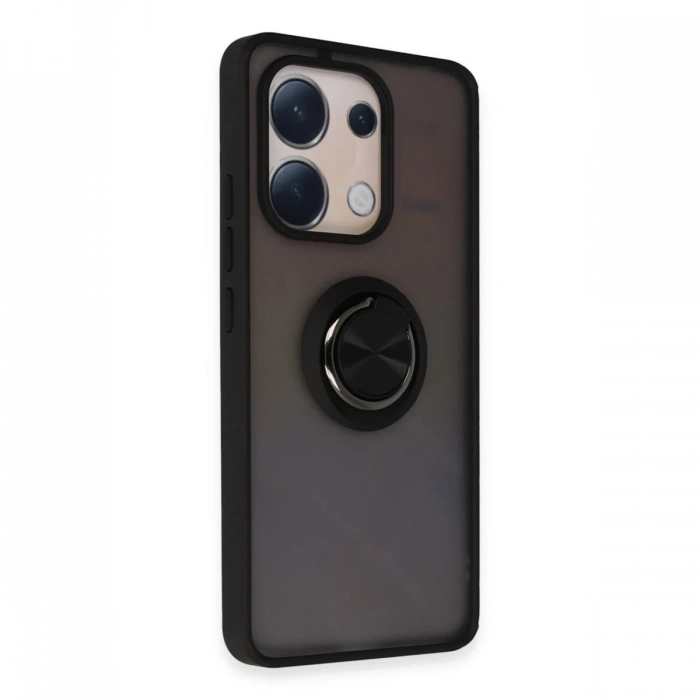 Newface Xiaomi Redmi Note 13 4G Kılıf Montreal Yüzüklü Silikon Kapak