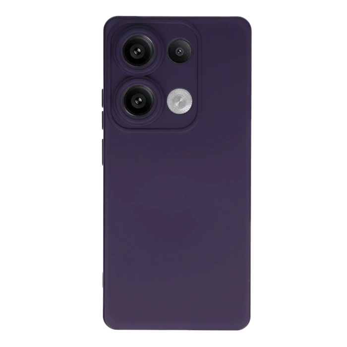 Newface Xiaomi Redmi Note 13 4G Kılıf Nano içi Kadife Silikon - Lacivert