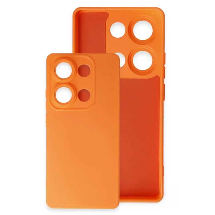 Newface Xiaomi Redmi Note 13 4G Kılıf Nano içi Kadife Silikon - Lacivert