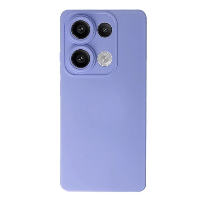 Newface Xiaomi Redmi Note 13 4G Kılıf Nano içi Kadife Silikon - Lila