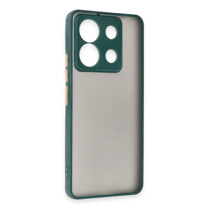 Newface Xiaomi Redmi Note 13 5G Kılıf Montreal Silikon Kapak - Yeşil