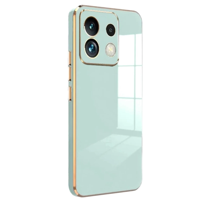 Newface Xiaomi Redmi Note 13 5G Kılıf Volet Silikon - Açık Yeşil