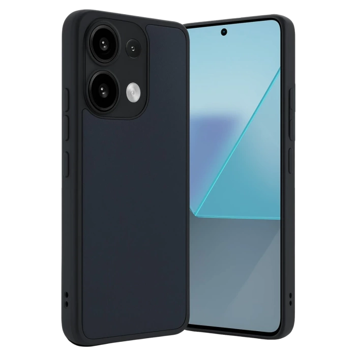 Newface Xiaomi Redmi Note 13 Pro 4G Kılıf Aras Deri Kapak - Lacivert