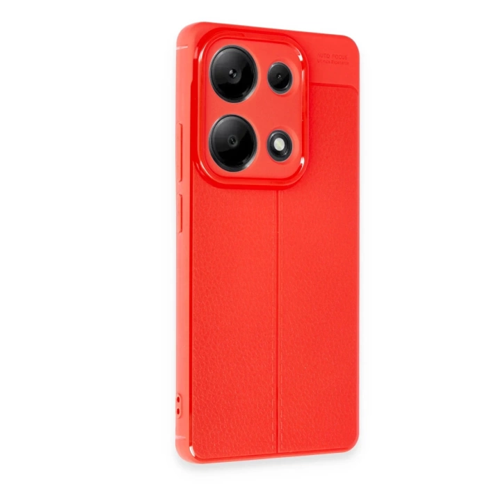 Newface Xiaomi Redmi Note 13 Pro 4G Kılıf Auto Focus Kapak - Kırmızı
