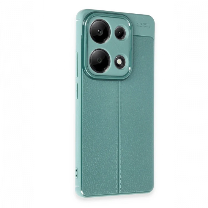 Newface Xiaomi Redmi Note 13 Pro 4G Kılıf Auto Focus Kapak - Koyu Yeşil