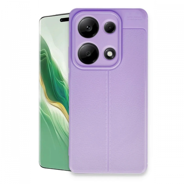 Newface Xiaomi Redmi Note 13 Pro 4G Kılıf Auto Focus Kapak - Lila