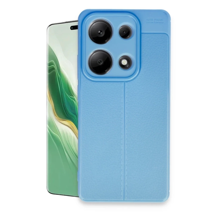 Newface Xiaomi Redmi Note 13 Pro 4G Kılıf Auto Focus Kapak - Mavi