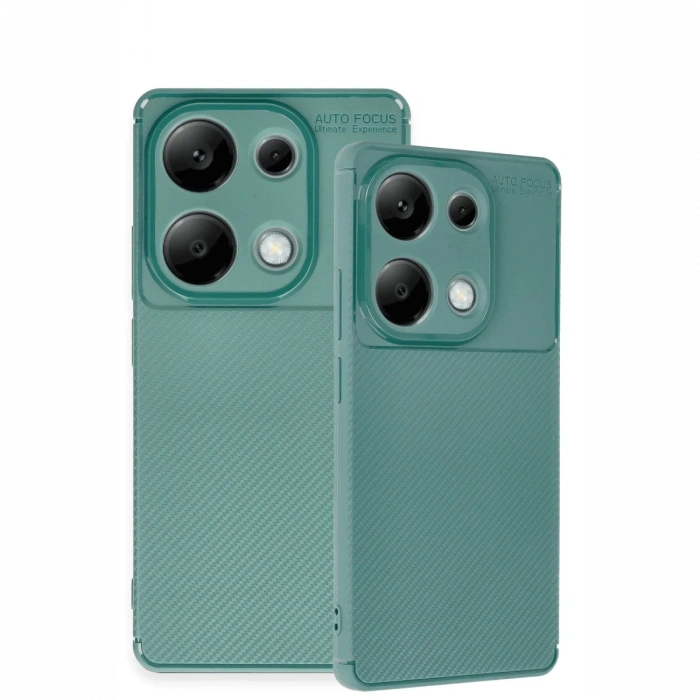 Newface Xiaomi Redmi Note 13 Pro 4G Kılıf Auto Focus Karbon Kapak