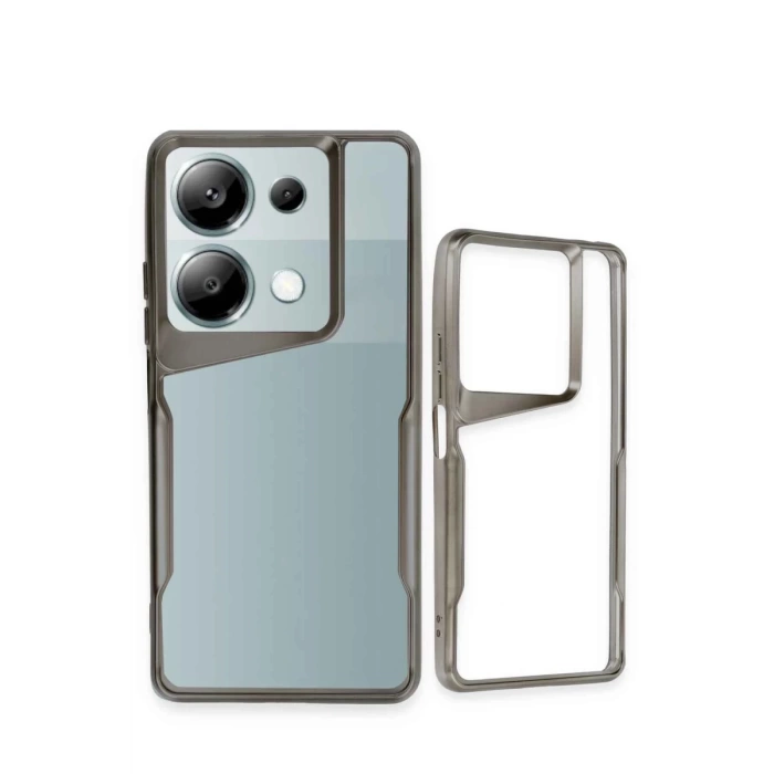 Newface Xiaomi Redmi Note 13 Pro 4G Kılıf Boyi Silikon Kapak - Siyah