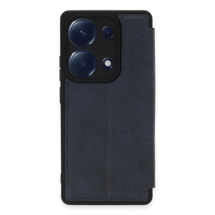 Newface Xiaomi Redmi Note 13 Pro 4G Kılıf Flip Cover - Lacivert