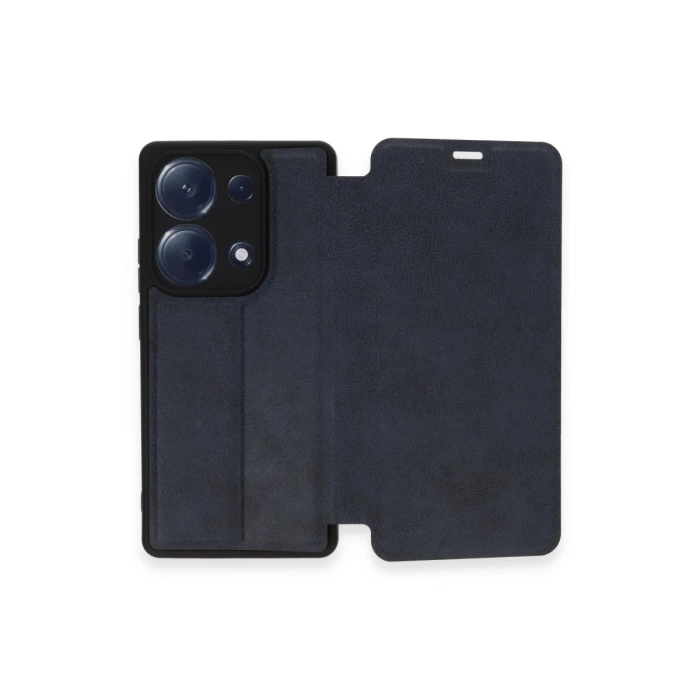 Newface Xiaomi Redmi Note 13 Pro 4G Kılıf Flip Cover - Lacivert
