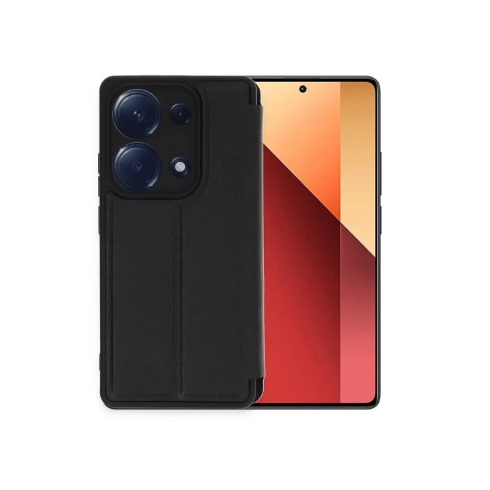 Newface Xiaomi Redmi Note 13 Pro 4G Kılıf Flip Cover - Siyah