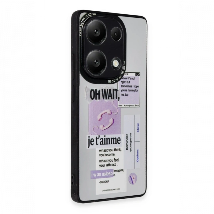 Xiaomi Redmi Note 13 Pro 4G Kılıf Mirror Desenli Kapak