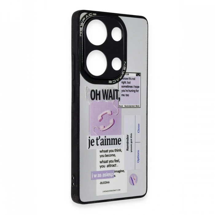 Xiaomi Redmi Note 13 Pro 4G Kılıf Mirror Desenli Kapak