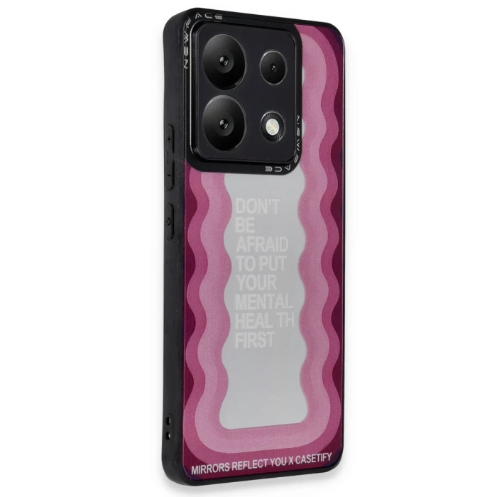 Newface Xiaomi Redmi Note 13 Pro 4G Kılıf Mirror Desenli Kapak - Mirror - 11