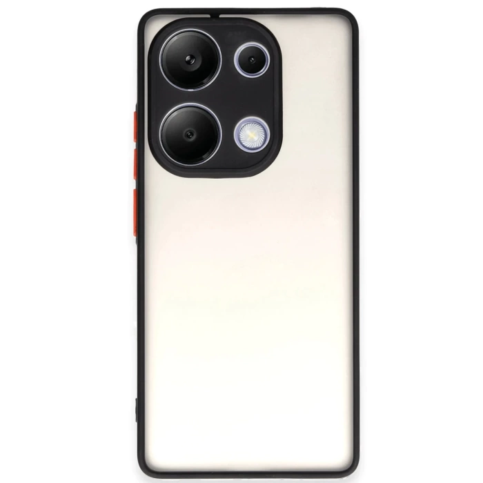 Newface Xiaomi Redmi Note 13 Pro 4G Kılıf Montreal Silikon Kapak - Siyah