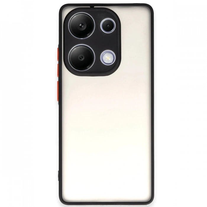 Newface Xiaomi Redmi Note 13 Pro 4G Kılıf Montreal Silikon Kapak - Siyah