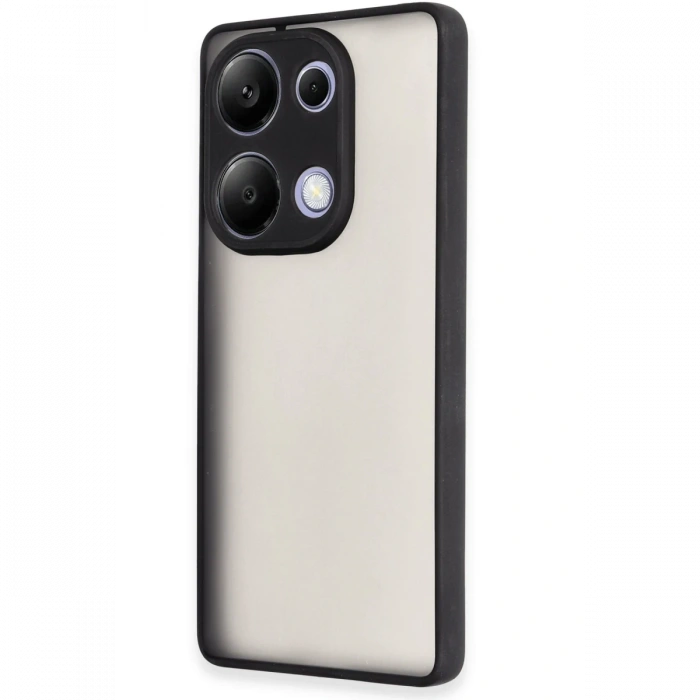 Newface Xiaomi Redmi Note 13 Pro 4G Kılıf Montreal Silikon Kapak - Siyah