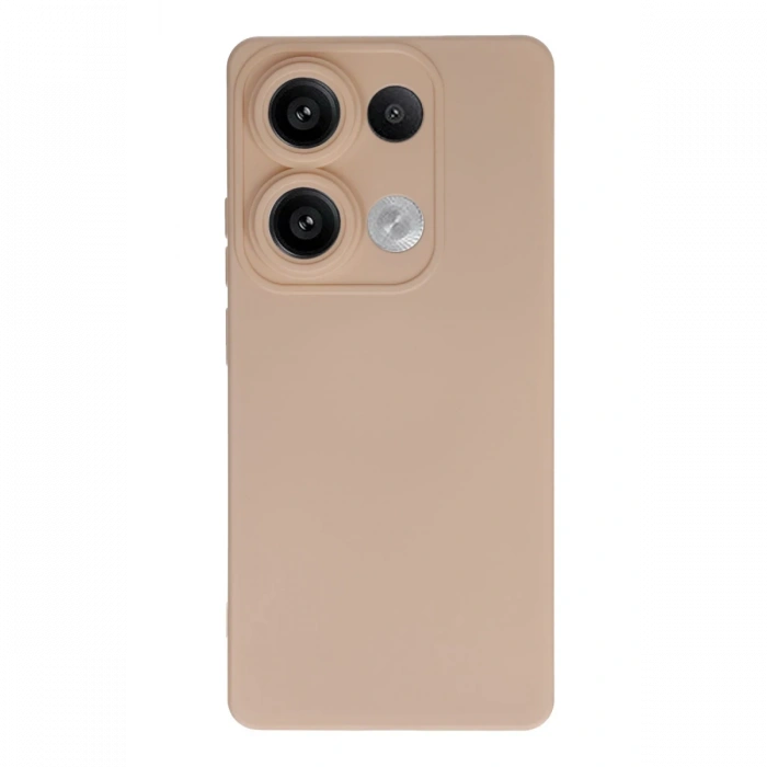 Newface Xiaomi Redmi Note 13 Pro 4G Kılıf Nano içi Kadife Silikon - Pudra