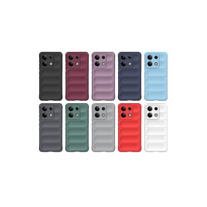 Newface Xiaomi Redmi Note 13 Pro 4G Kılıf Optimum Silikon - Kırmızı