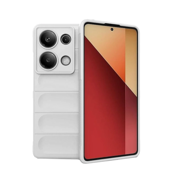 Newface Xiaomi Redmi Note 13 Pro 4G Kılıf Optimum Silikon - Krem